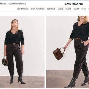 Everlane "The Utility Barrel Pant" Size 4